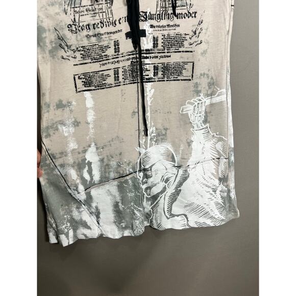 Salvage Womens Size M Y2K Mini Dress Goth Grunge Rocker Emo Dark Fairy Edgy - Picture 6 of 16